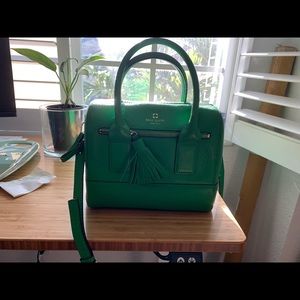 Kate spade green crossbody bag